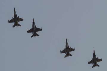 Maniobras militares Ocean Sky 19 en Canarias (Foto Antonio Rico)